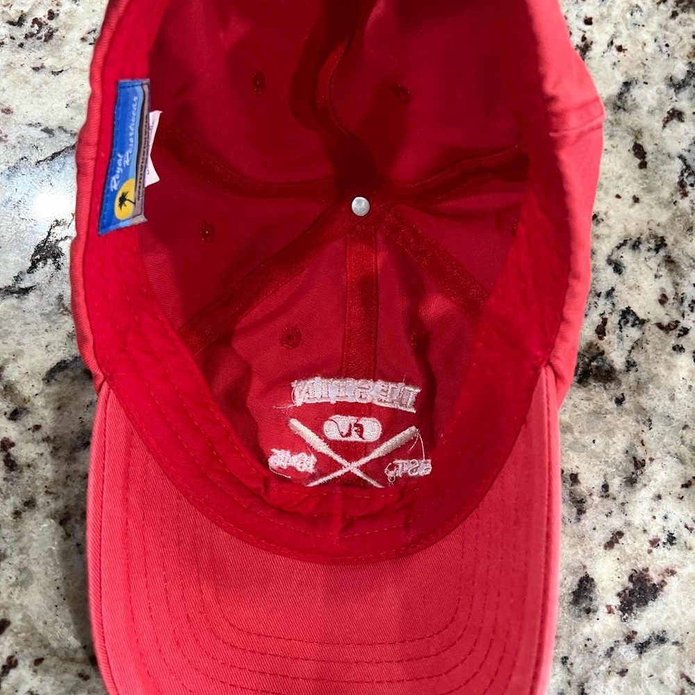 Red Destin Baseball Cap Royal Resortwear 100% cotton - Picture 2 of 4
